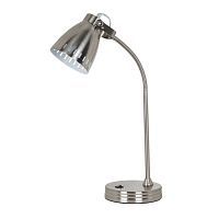 Настольная лампа Arte Lamp A2214LT-1SS LUNED 1*40W E27 серебро матовое