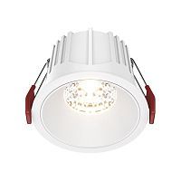 Встраиваемый светильник MAYTONI ALFA LED DL043-01-15W3K-RD-W 15W 3000K белый