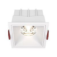 Встраиваемый светильник MAYTONI ALFA LED DL043-01-15W3K-SQ-W 15W 3000K белый