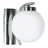 Бра Arte Lamp A8170AP-1SS CLOUD 1*40W E14 серебро матовое/белый