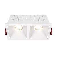 Встраиваемый светильник MAYTONI ALFA LED DL043-02-10W3K-D-SQ-W 20W 3000K белый