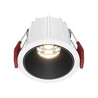 Встраиваемый светильник MAYTONI ALFA LED DL043-01-10W3K-D-RD-WB 10W 3000K белый/черный
