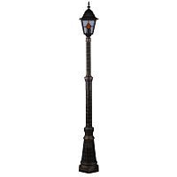 Уличный столб Arte Lamp A1017PA-1BN BERLIN 1*75W E27 черно-золотой