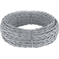Ретро кабель витой 3х1,5 50м в бухте WERKEL 69162 серый