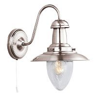 Бра Arte Lamp A5518AP-1SS FISHERMAN 1*60W E27 матовое серебро/прозрачный