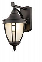Уличный настенный светильник MAYTONI RIVOLI O027WL-01B 1*60W E27 черный/белый