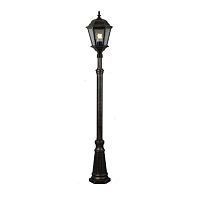 Уличный столб Arte Lamp A1207PA-1BN GENOVA 1*75W E27 черно-золотой/прозрачный