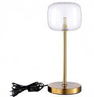 Прикроватная лампа ST-Luce G9 1*5W Латунь/Прозрачный SL1049.304.01 