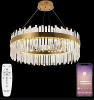 Подвесная люстра Natali Kovaltseva RIVERA LED LAMPS 81272 золото