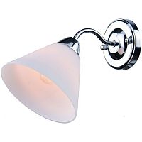 Бра Arte Lamp A1298AP-1CC FEDERICA 1*40W E14 хром/белый
