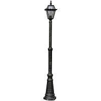 Уличный столб Arte Lamp A1357PA-1BS PARIS 1*75W E27 серебро черненое/прозрачный