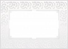 Рамка для двойной розетки WERKEL FLOCK WL05-Frame-01-DBL-white 62403 белый