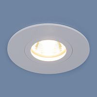 Встраиваемый светильник ELEKTROSTANDARD 2100 1*50W G5.3 белый