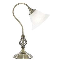 Настольная лампа Arte Lamp A4581LT-1AB CAMEROON 1*60W E14 античная бронза/белый