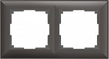 Рамка на 2 поста WERKEL FIORE WL14-Frame-02 67311 серо-коричневый