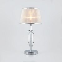 Настольная лампа EUROSVET AMALFI 01065/1 1*40W E14 хром/серебряный