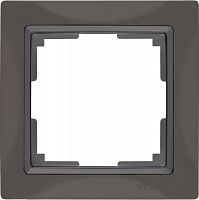 Рамка на 1 пост WERKEL SNABB BASIC WL03-Frame-01 64435 серо-коричневый