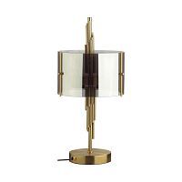 Настольная лампа ODEON LIGHT MARGARET 4895/2T 2*40W E27 бронзовый/серый