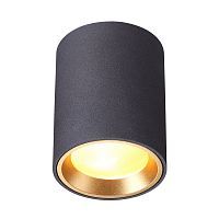 Светильник потолочный ODEON LIGHT AQUANA 4205/1C 1*50W GU10 черный/золотой