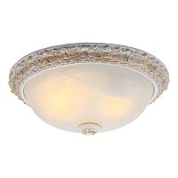 Настенно-потолочный светильник Arte Lamp A7122PL-2WG TORTA 2*60W E27 бело-золотой
