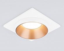 Встраиваемый светильник ELEKTROSTANDARD 116 MR16 1*50W GU10 золотой/белый