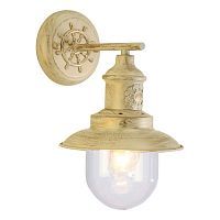 Бра Arte Lamp A4524AP-1WG SAILOR 1*60W E27 бело-золотой/прозрачный