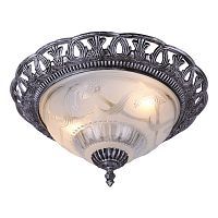 Светильник потолочный Arte Lamp A8001PL-2SB PIATTI 2*60W E27 серебро черненое/прозрачный