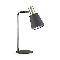 Настольная лампа LUMION MARCUS 3638/1T 1*60W E14 черный с бронзой/черный