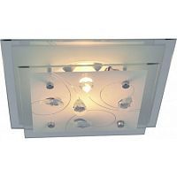 Настенно-потолочный светильник Arte Lamp A4058PL-1CC SNOW WHITE 1*60W E27 хром/белый
