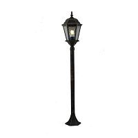 Уличный столб Arte Lamp A1206PA-1BN GENOVA 1*75W E27 черно-золотой/прозрачный