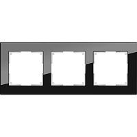 Рамка на 3 поста WERKEL FAVORIT WL01-Frame-03 59480 черный