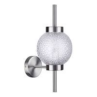 Настенный светильник ODEON LIGHT FRANCESCA 4275/1W 1*40W E14 матовый никель/прозрачный