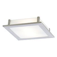 Настенно-потолочный светильник Arte Lamp A6064PL-2SS FLUSHES 2*40W E14 серебро матовое/белый