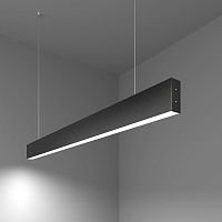 Подвесной односторонний линейный светильник ELEKTROSTANDARD GRAND 101-200-30-103 20W LED 6500K черный