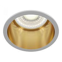 Встраиваемый светильник MAYTONI REIF DL049-01WG 1*50W GU10 белый/золотой