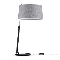 Настольная лампа MAYTONI BERGAMO MOD613TL-01B 1*60W E27 черный с хромом/серый