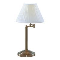 Настольная лампа Arte Lamp A2872LT-1AB CALIFORNIA 1*60W E27 античная бронза/кремовый