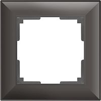 Рамка на 1 пост WERKEL FIORE WL14-Frame-01 67307 серо-коричневый