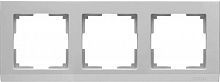 Рамка на 3 поста WERKEL STARK WL04-Frame-03 60345 серебряный