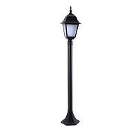 Уличный столб Arte Lamp A1016PA-1BK BREMEN 1*60W E27 черный/белый матовый
