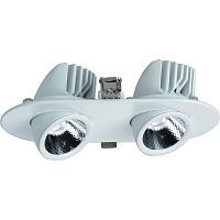 Встраиваемый поворотный светильник Arte Lamp A1212PL-2WH CARDANI 2*12W LED 3000Л белый