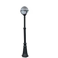 Уличный столб Arte Lamp A1497PA-1BK MONACO 1*75W E27 черный/белый