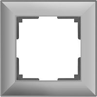 Рамка на 1 пост WERKEL FIORE WL14-Frame-01 67306 серебряный