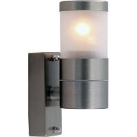Уличный настенный светильник Arte Lamp A3201AL-1SS RAPIDO 1*40W E27 серебро матовое/белый