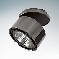 Встраиваемый светильник LIGHTSTAR FORTE MURO 214808 15W LED 4000K черный хром