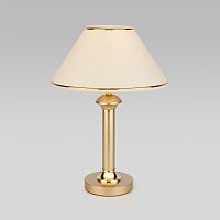 Настольная лампа EUROSVET LORENZO 60019/1 1*40W E27 перламутровое золото/бежевый
