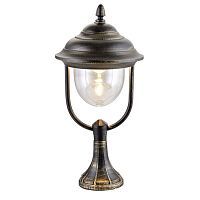 Уличный столб Arte Lamp A1484FN-1BN BARCELONA 1*75W E27 черно-золотой/прозрачный