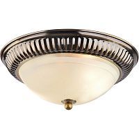Настенно-потолочный светильник Arte Lamp A3016PL-2AB ALTA 2*40W E27 бронза античная/белый