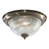 Настенно-потолочный светильник Arte Lamp A9366PL-2AB AMERICAN DINER 2*60W E14 античная бронза/прозрачный