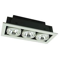 Встраиваемый поворотный светильник Arte Lamp A5930PL-3WH CARDANI MEDIO 3*50W GU5.3 белый